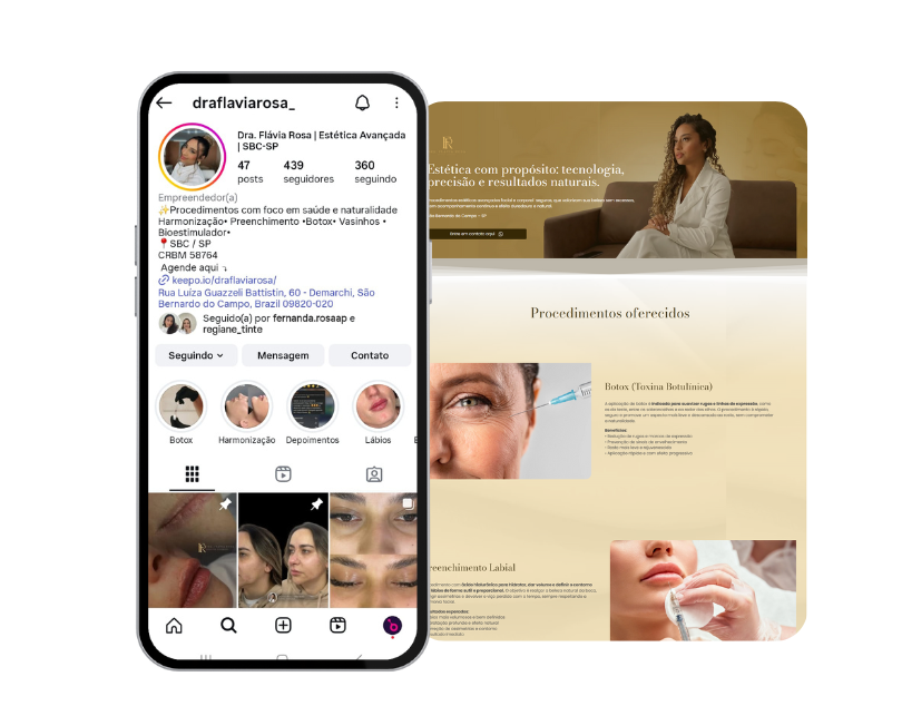 Marketing digital e trafego local para profissisonais da saúde e estética