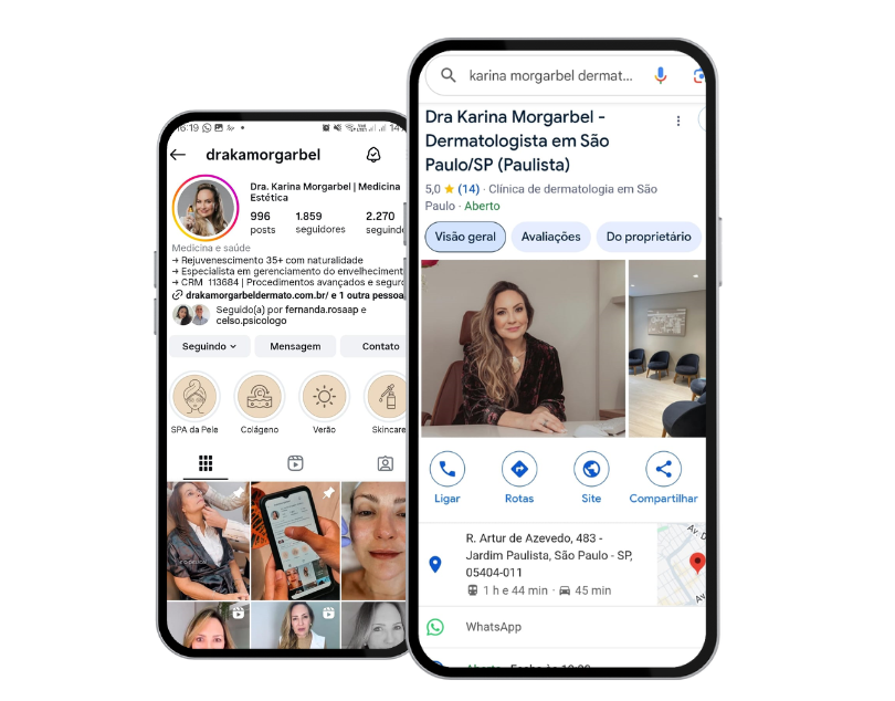 Google meu negócio para profissionais e clínicas da saúde e estética em São Paulo