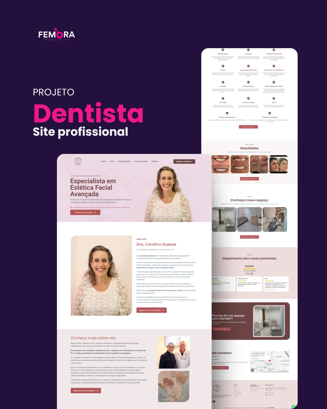 Criação de sites e marketing digital para clínicas e profissionais da saúde e estética em SBC e todo o Brasil